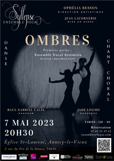 Concert Ombres, première partie : Ensemble vocal Artemisia