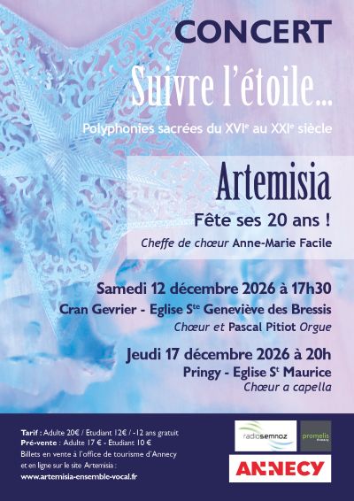 Concert « Artemisia fête ses 20 ans »