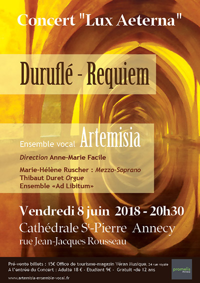 Concert Lux Aeterna - Annecy juin 2018