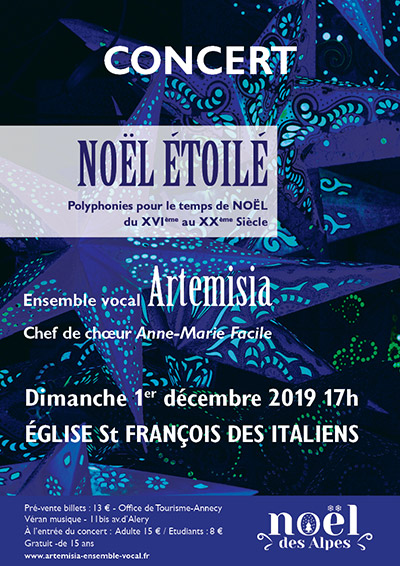 Noël étoilé à Annecy - Dimanche 1er Décembre 2019