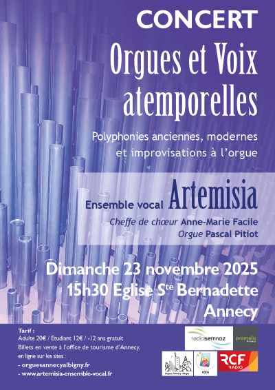 concert « Orgues et voix atemporelles »